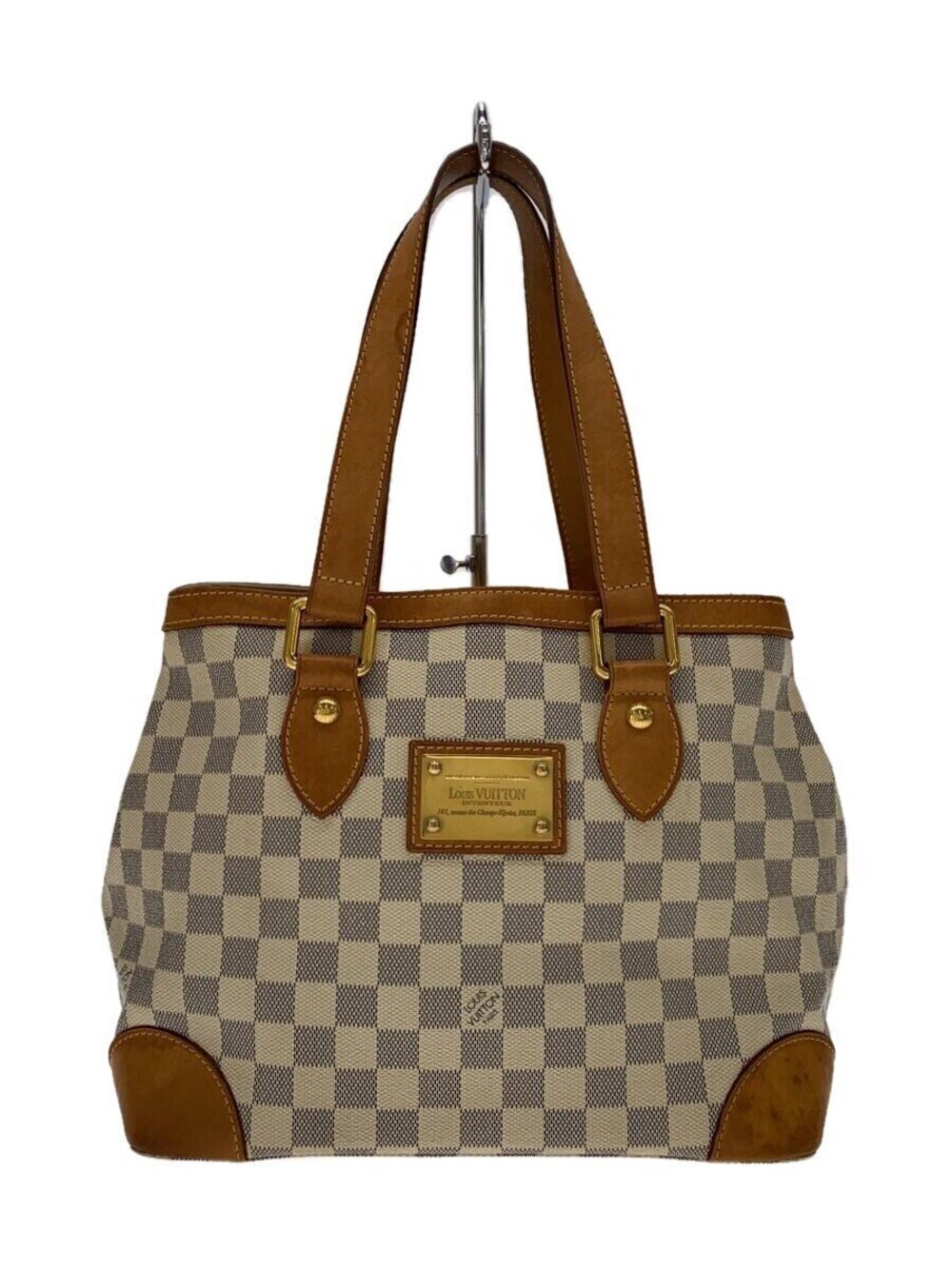 LOUIS VUITTON Hampstead Damier Azur White White